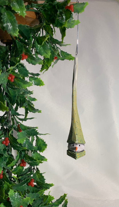 Snowman Head Ornament