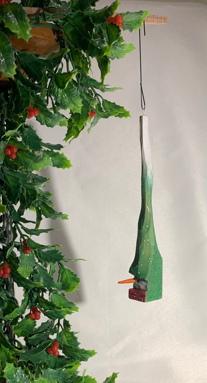 Snowman Head Ornament