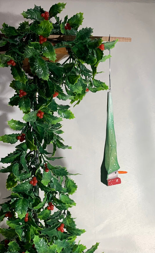 Snowman Head Ornament