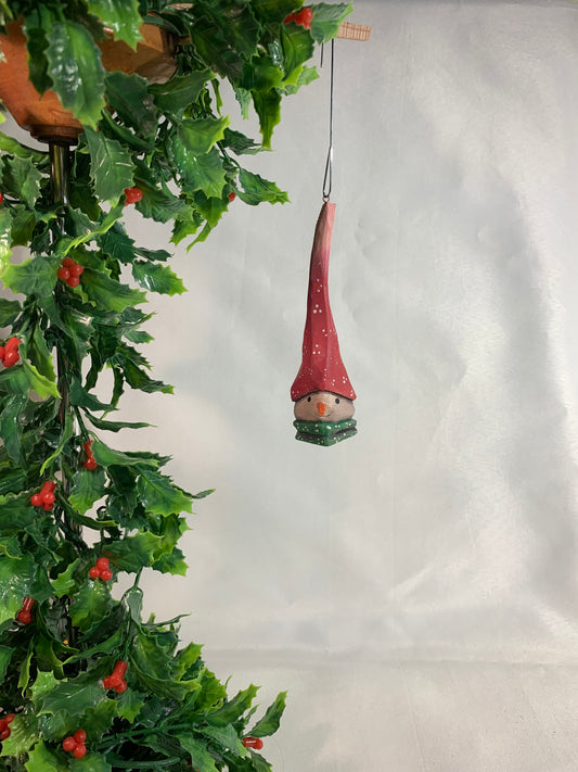Snowman Head Ornament